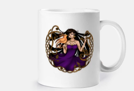 Mug Bird Nymph violet