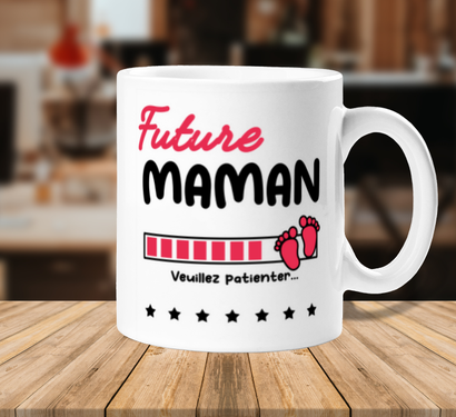 Mug future maman cadeau future maman