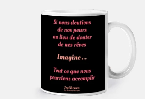 Mug Imagine, Réaliser nos Rêves - Rose