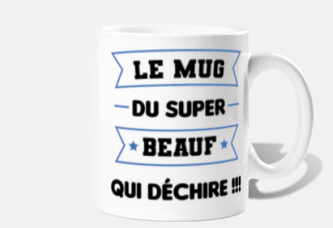 Mug Cet Homme Est Un Gros Beauf' - Hommes - Mug-Cadeau