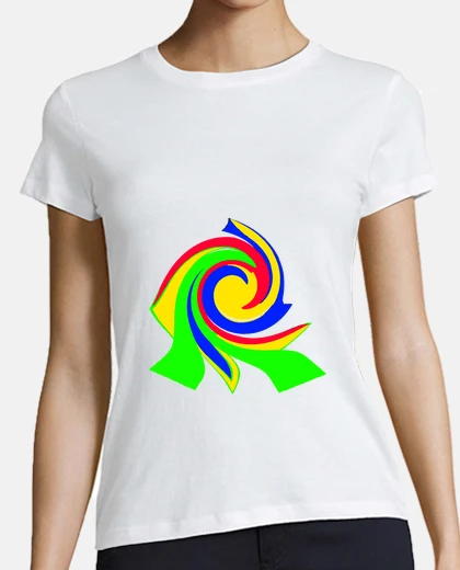 Mujer, estilo béisbol, blanca y azul marino