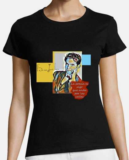 Camiseta mujer lorca poesia