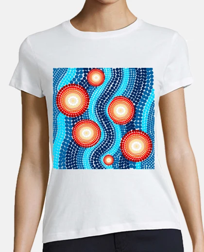 Camiseta Mujer, manga corta, blanca, algodón orgánico