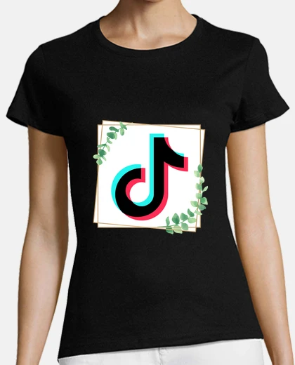 Playera Mujer, manga corta, negra, calidad premium