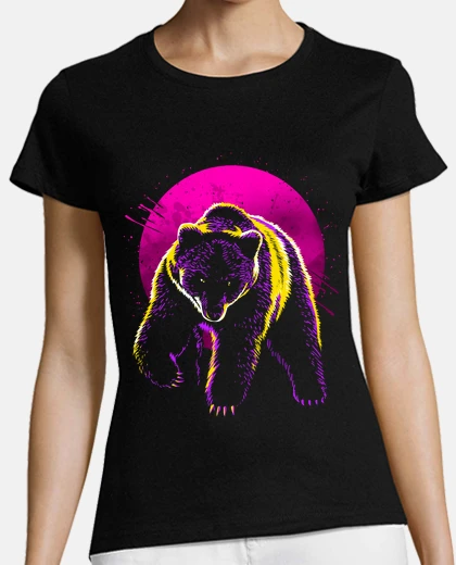 Playera Mujer, manga corta, negra, calidad premium