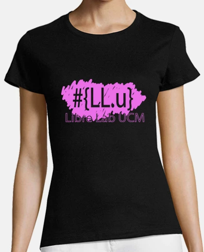 Playera Mujer, manga corta, negra, calidad premium