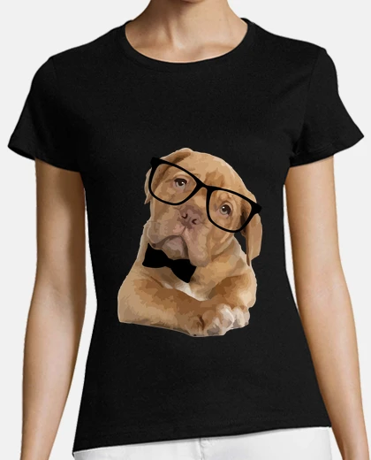 Camiseta Mujer, manga corta, negra, calidad premium