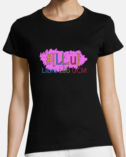 Playera Mujer, manga corta, negra, calidad premium