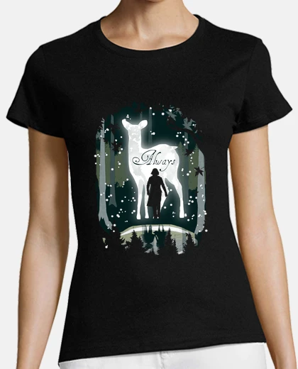 Playera Mujer, manga corta, negra, calidad premium