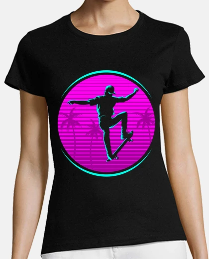 Playera Mujer, manga corta, negra, calidad premium