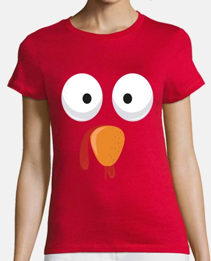 Playera Mujer, manga corta, roja, calidad premium