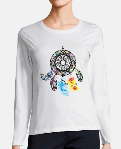 Playera Mujer, manga larga, blanco