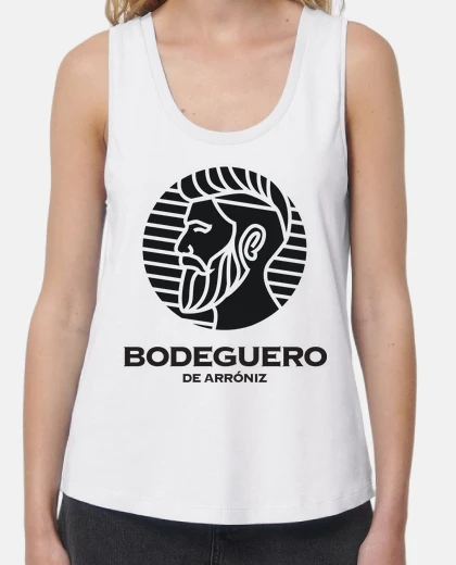 Mujer, sin mangas, blanca