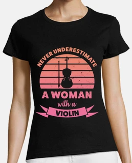 mujer con un violín regalos divertidos 