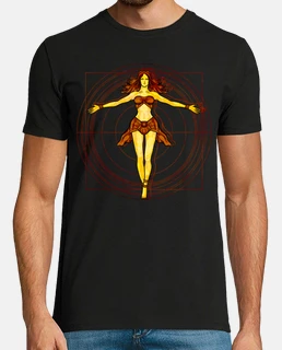 Mujer de Vitruvio Da Vinci Vintage