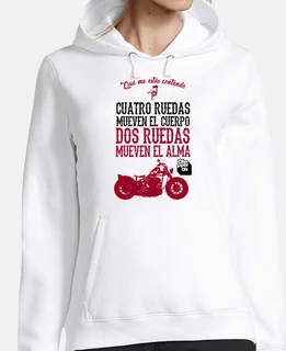 Mujer, jersey con capucha, blanco