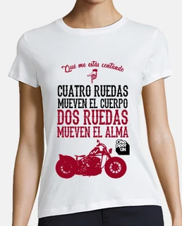 Mujer, manga corta, blanca, calidad premium