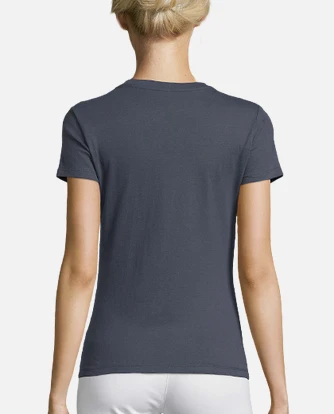 Camiseta gris oscuro mujer new arrivals