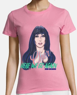 Mujer, manga corta, rosa, calidad premium