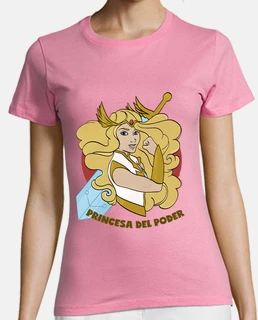 Mujer, manga corta, rosa, calidad premium