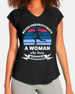 mujer que ama correr divertido regalo d