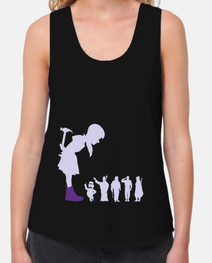 Tee-shirt muller 02 - malva - sangles caraco muller