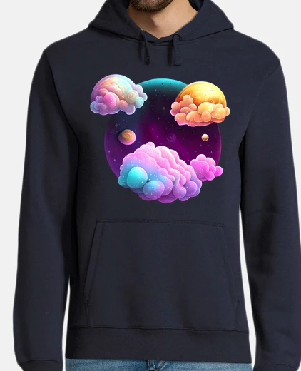Sudadera multi-colored cloud