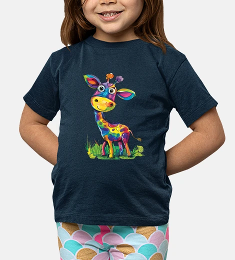 Kids multi-colored giraffe