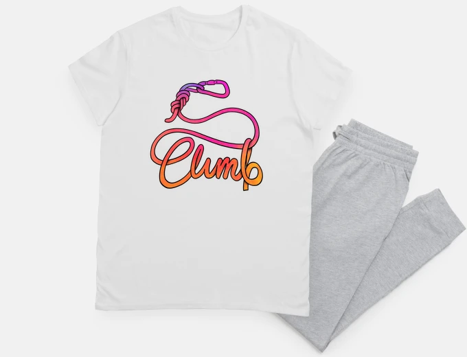Pyjama multicolor climbing rope carabiner