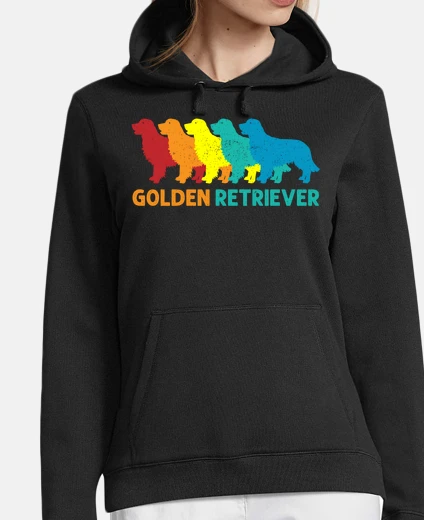 Hoodie multicolor golden retriever dogs