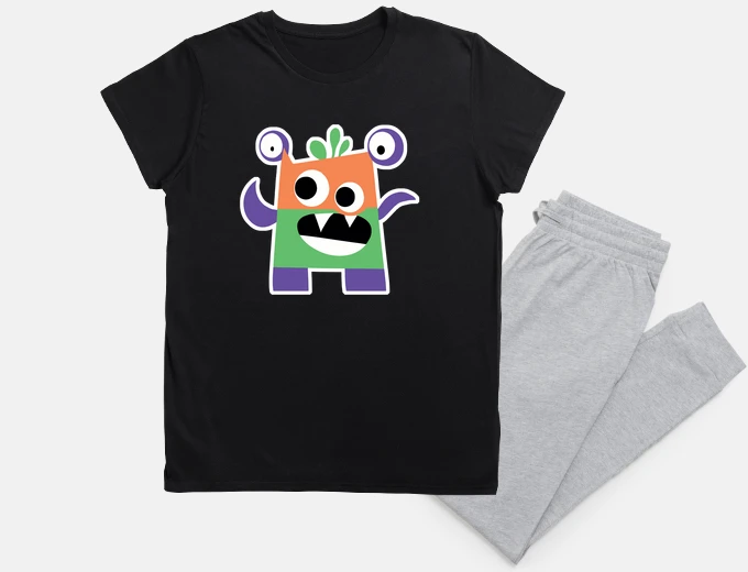 Pyjama multicolored monster