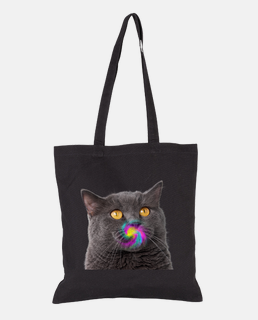 multicolored pop culture cat