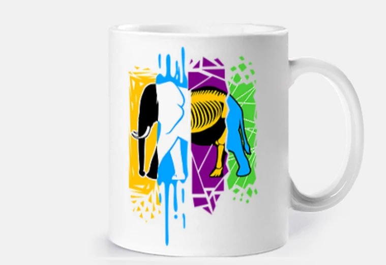Cup multiverse cat elephant