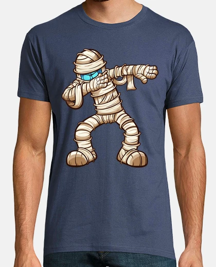 T-shirt mummia che balla tamponando halloween horror anime geek
