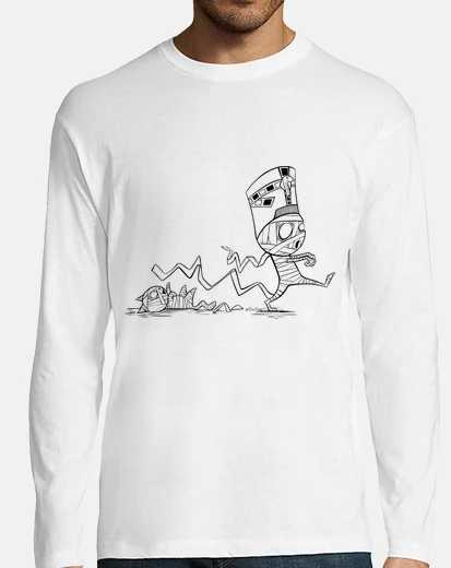 T-shirt mummia con il gatto - t-shirt a maniche lunghe
