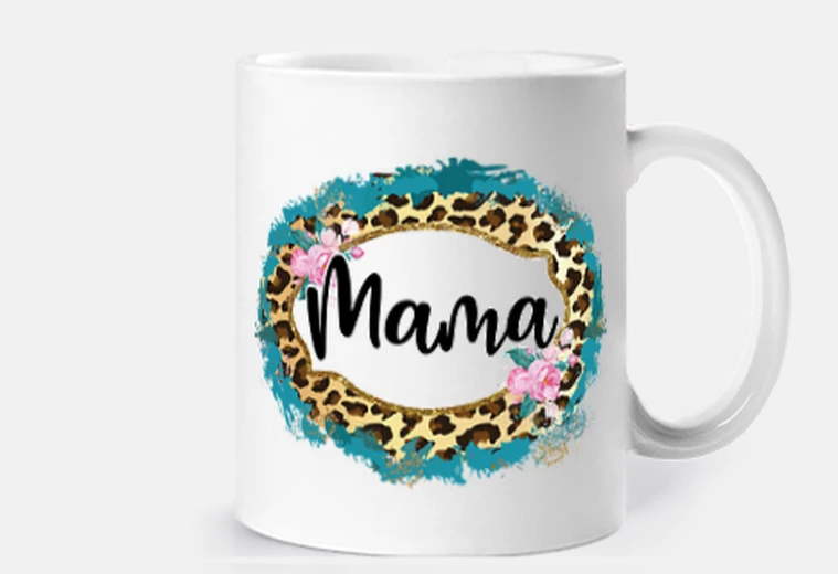 Cup mummy animal print