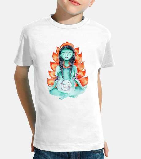 Kids mummy kali, goddess of fire child short sleeve