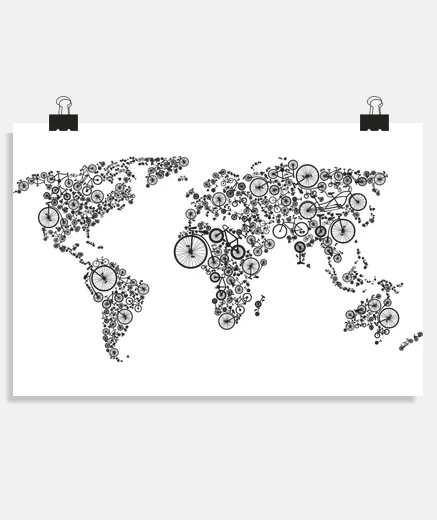 Póster Mundo ciclista