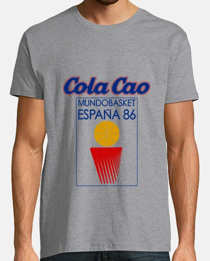 Camiseta Mundobasket España '86 (promo Cola Cao)