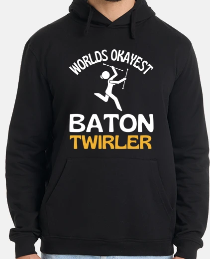 Sudadera mundos bien mejor baton twirler girando