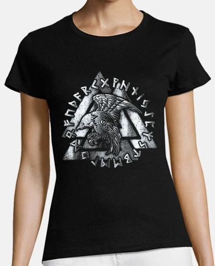 Tee-shirt muninn corbeau odins