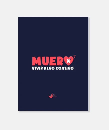 Stampa Muoio dalla voglia per vivere qualcosa 
