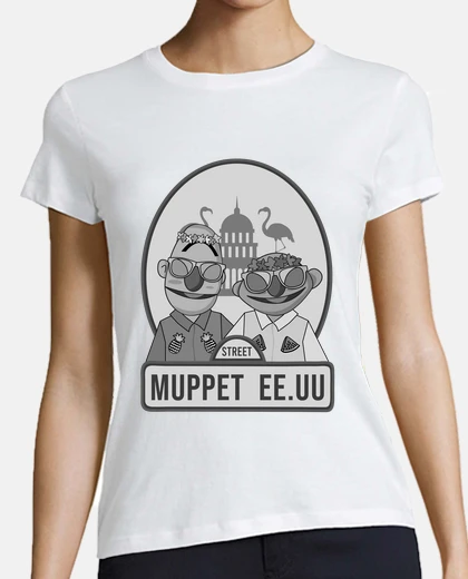 T-shirt muppet hawaiani mono colore