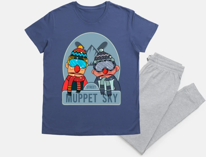Pyjama muppet sky snow