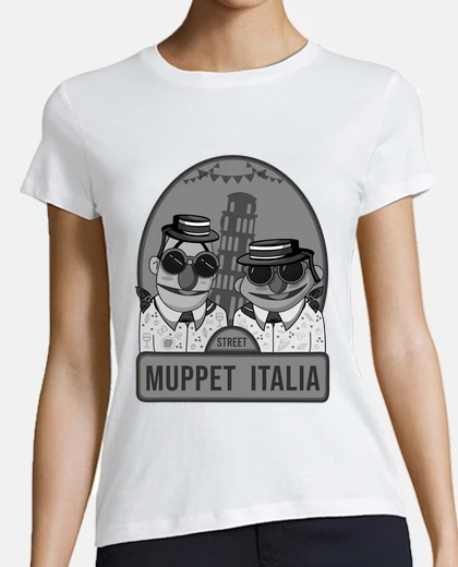 Tee-shirt muppets italie mono couleur