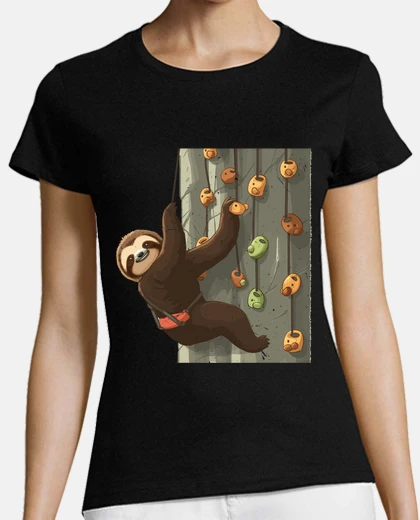 Tee-shirt mur rock escalade intérieur
