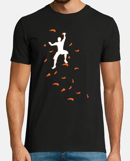 T-shirt muro arrampicata sportiva bouldering bo