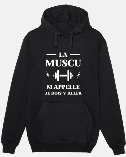 Sudadera muscu me llama humor culturismo