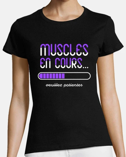 Camiseta músculos siendo un regalo