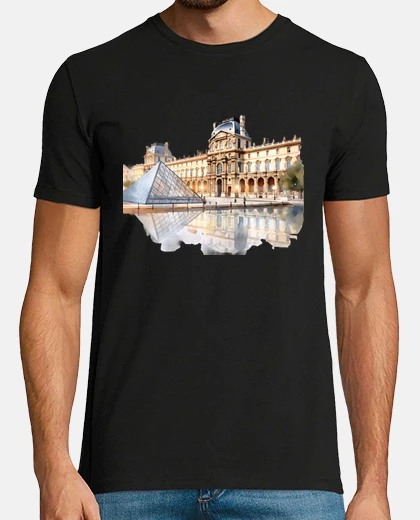T-shirt museo del louvre louvre parigi francia